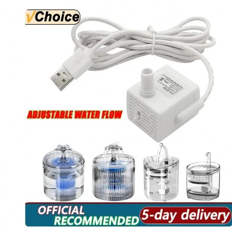 Replacement Water Pump For Pet Water Fountain With Anti Dry Protection 0