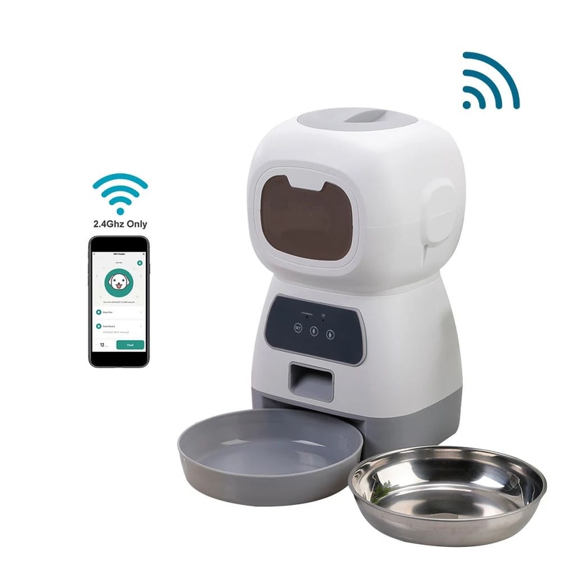 Smart WiFi Automatic Pet Feeder With Voice Recorder 7