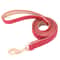 Soft Padded Leather Dog Collar And Leash Set 16