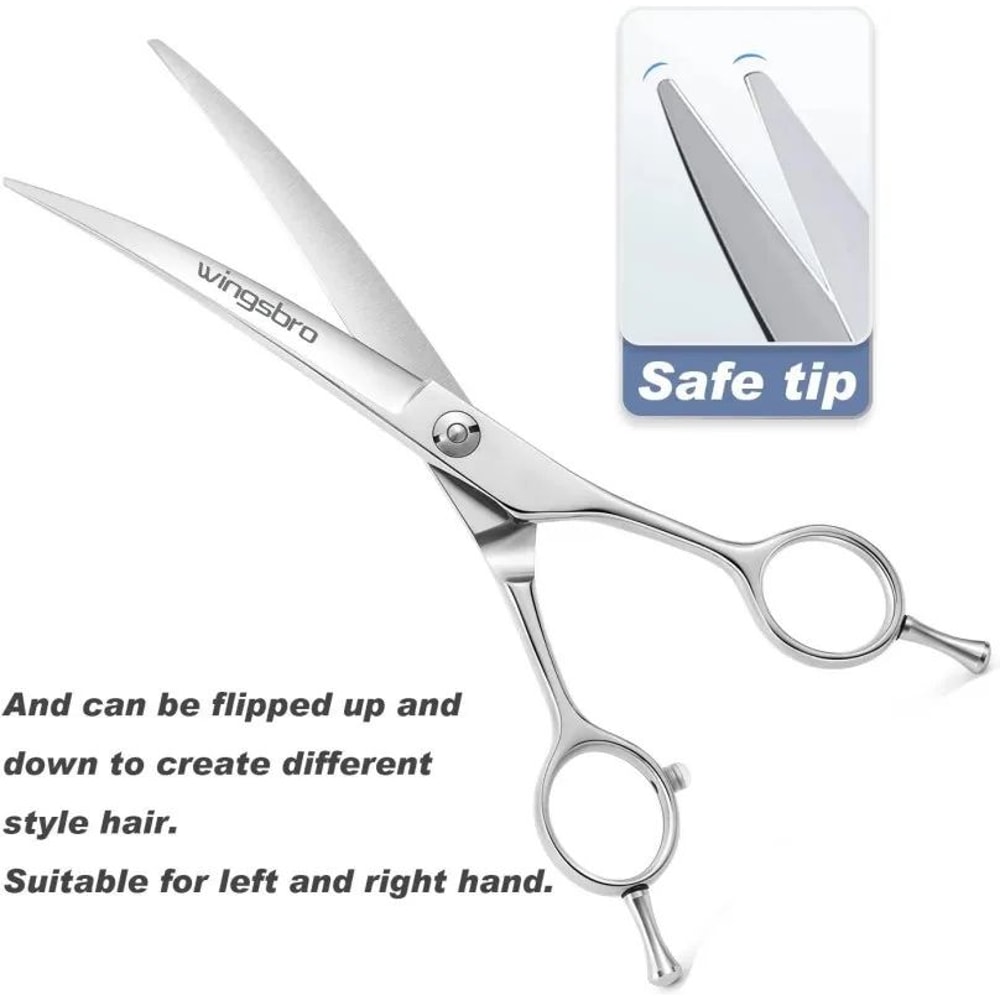 Professional Curved Dog Grooming Scissors For Smooth Precision Trimming 3
