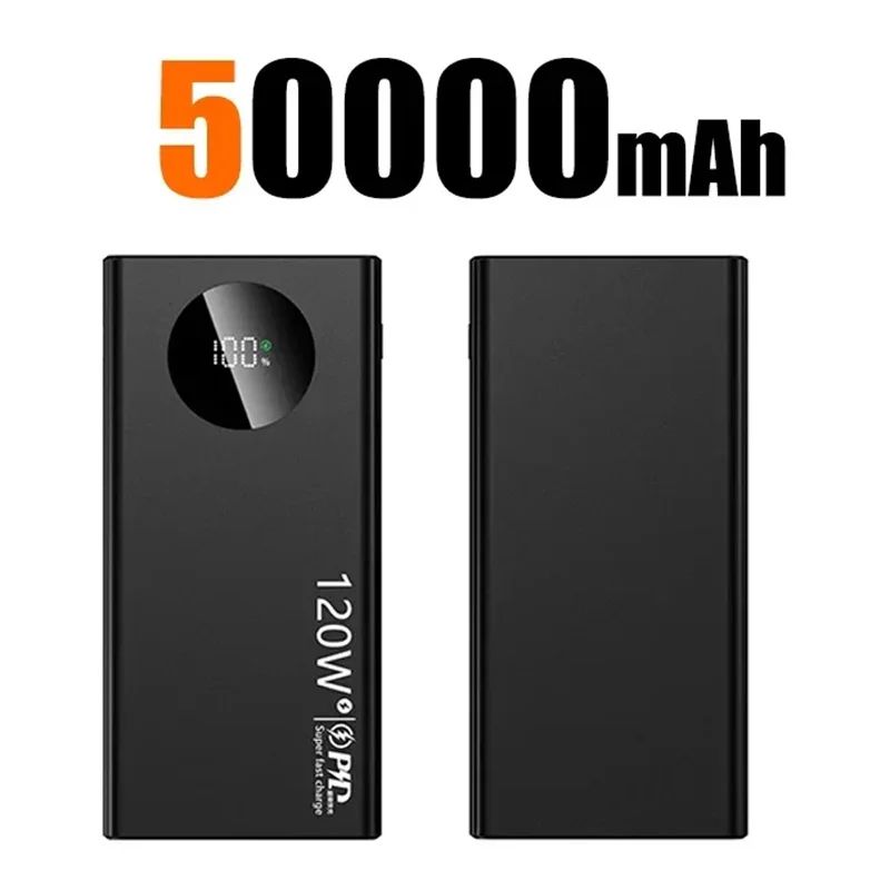 50000mAh Power Bank 120W Fast Charging High Capacity Portable Charger 3