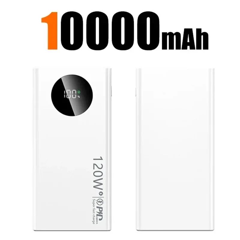 50000mAh Power Bank 120W Fast Charging High Capacity Portable Charger 4