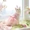 Princess Sequin Bow Pet Dress Tulle Puppy Costume For Dogs And Cats 0