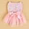 Princess Sequin Bow Pet Dress Tulle Puppy Costume For Dogs And Cats 7