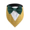 Sucado Wedding Tuxedo Dog Bandana Adjustable Pet Scarf For Parties And Events 11