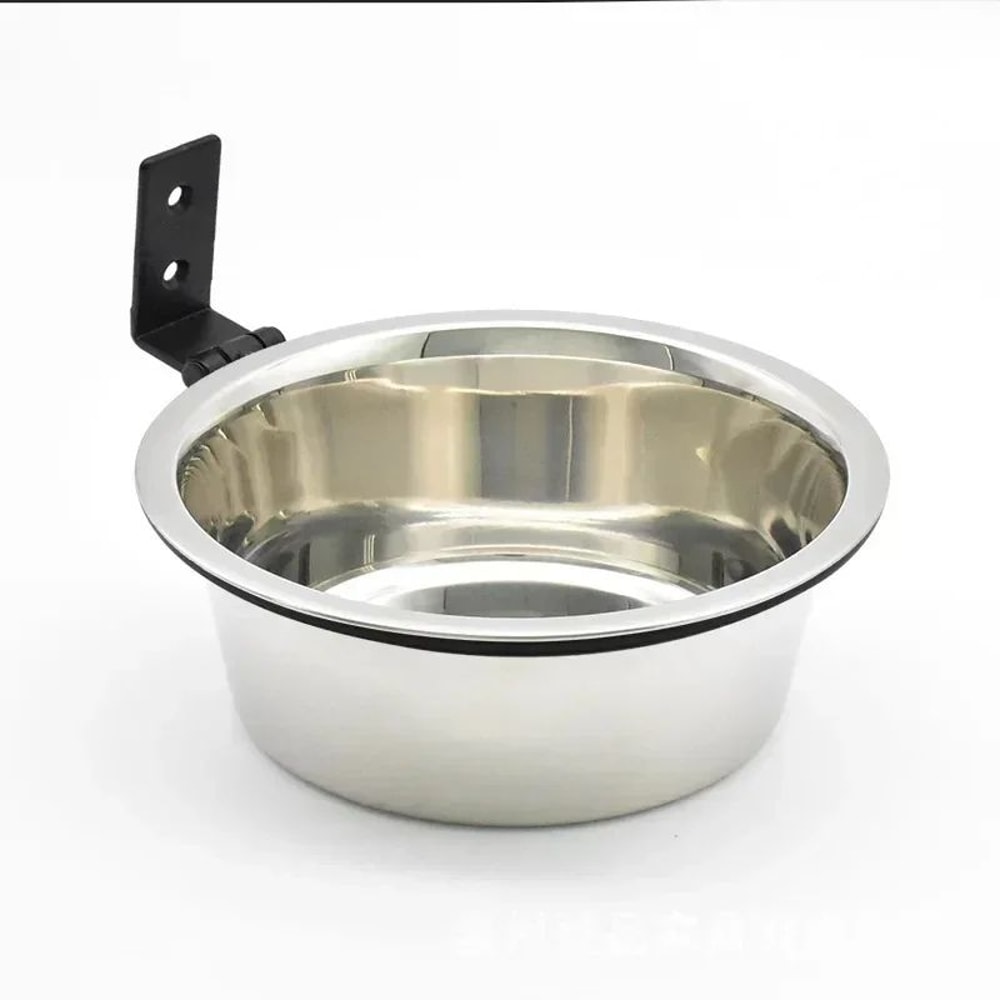 Wall Mounted Elevated Pet Feeding Bowl Stainless Steel Dog And Cat Feeder 1