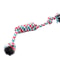 Durable Braided Rope Dog Chew Toy Interactive Training Tug Toy 2