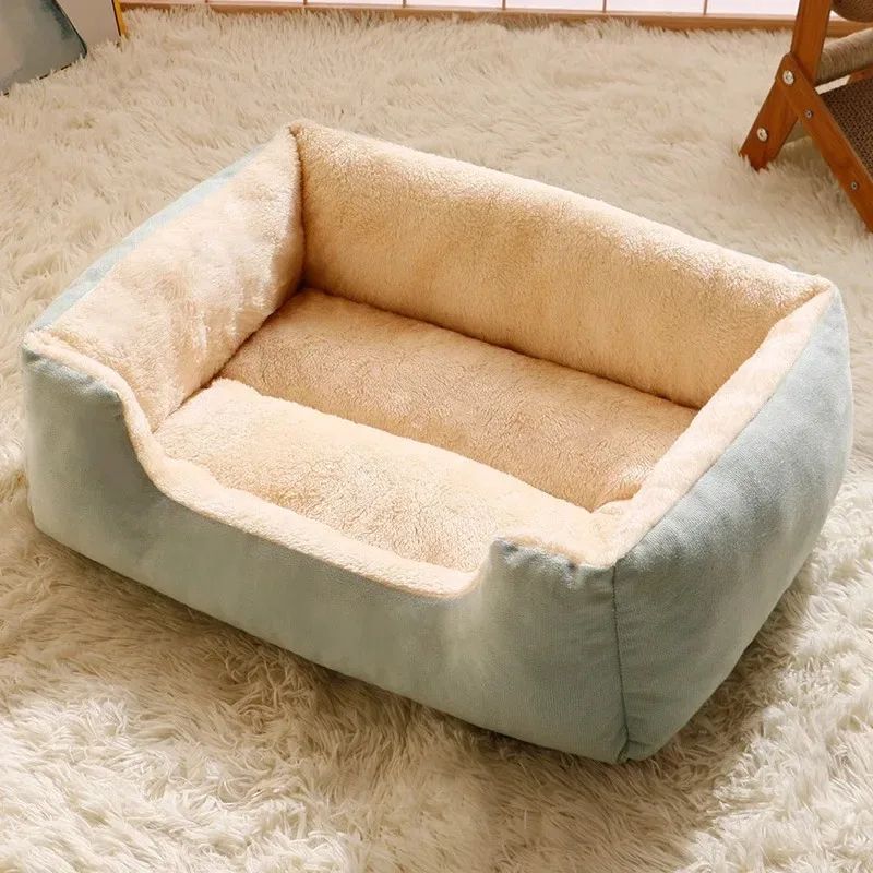 Warm Plush Cat Bed Cozy Pet Cushion House For Cats Small Dogs And Kittens 7