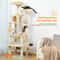 Large Cat Tree Tower With Scratching Posts Hammock Condos And Padded Perches For Indoor Cats 2