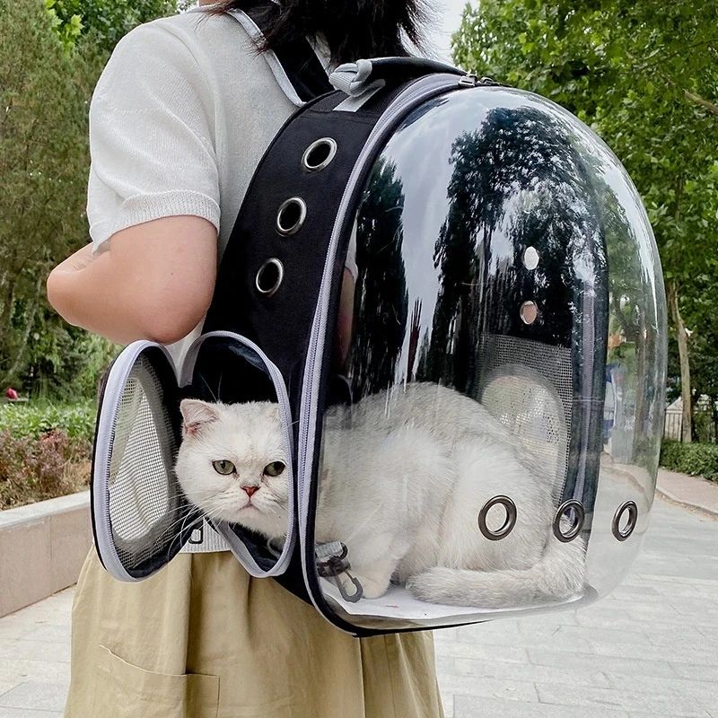 CosmoPaws Transparent Pet Carrier Backpack 5