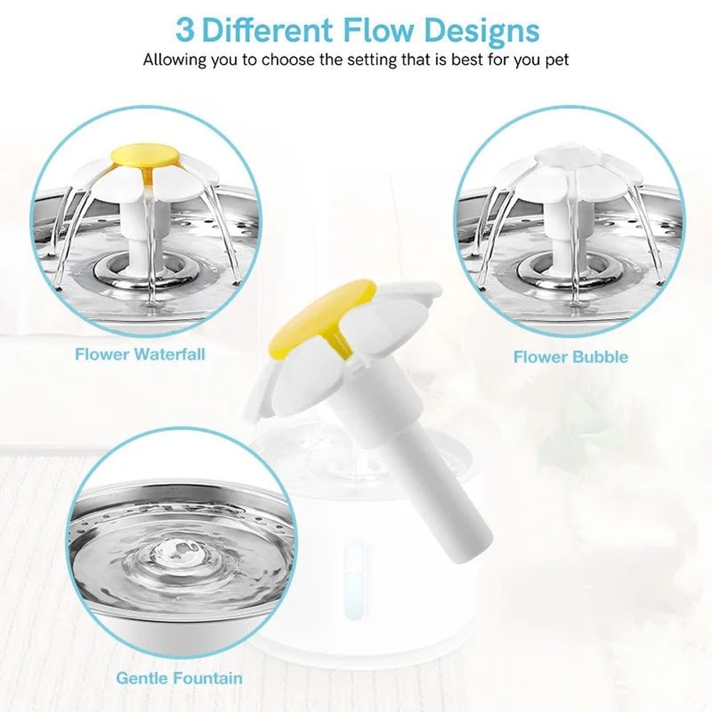 PureFlow Stainless Steel Cat Water Fountain 3