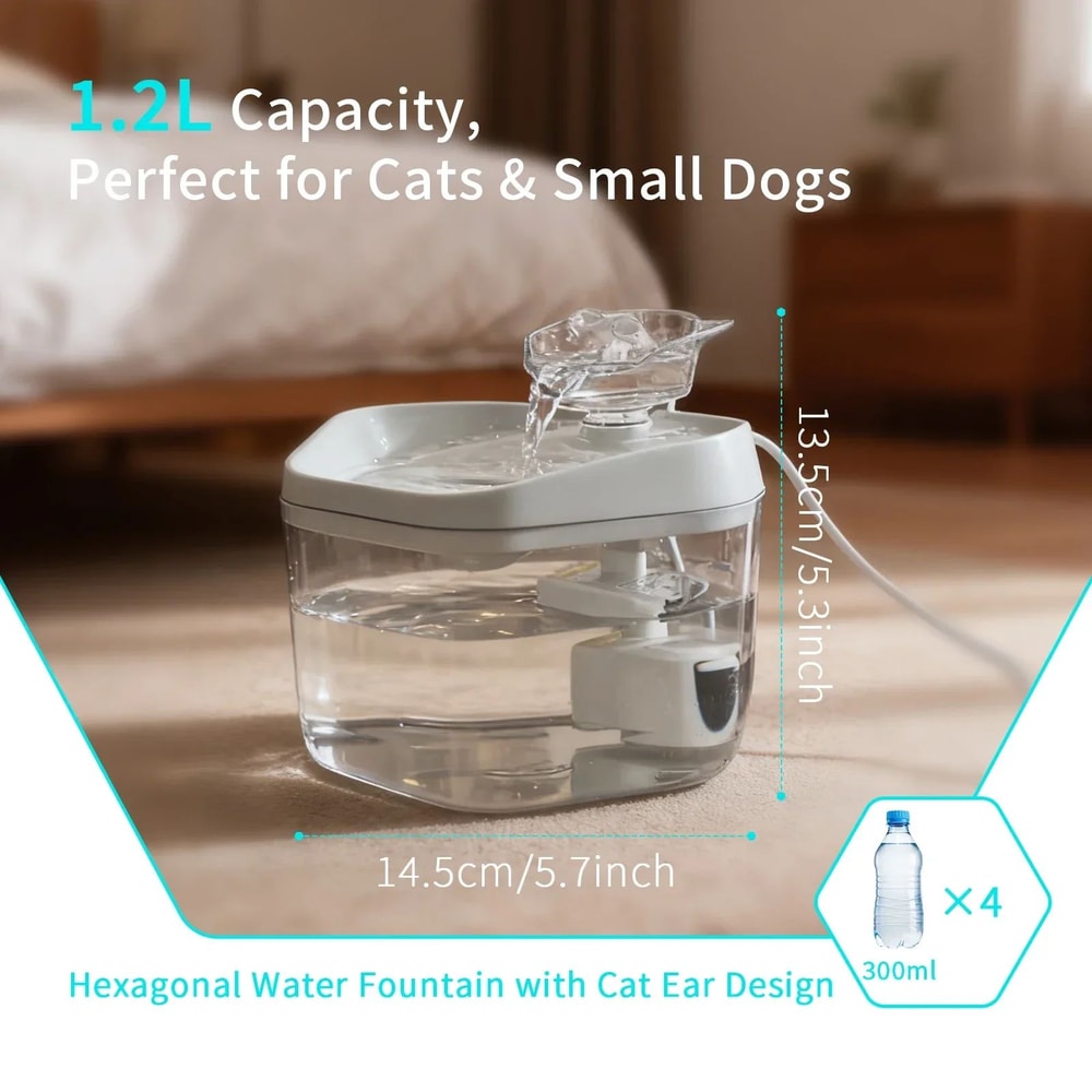 FlowSip USB Cat Water Fountain 2