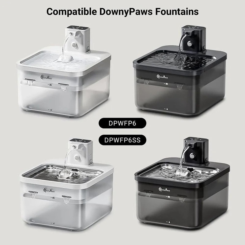 DownyPaws Activated Carbon Fountain Filter Pack 5