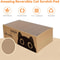 CozyNest Cardboard Cat Scratcher Bed 3