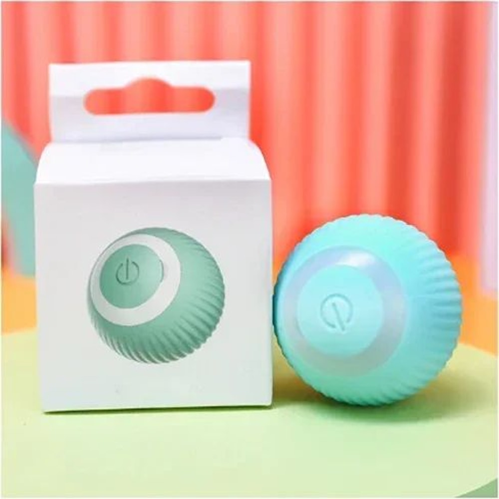 SpinPounce Automatic Rolling Cat Ball Toy 6