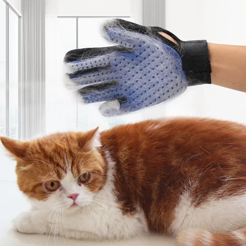 FurEase Pet Grooming Hair Removal Gloves 4
