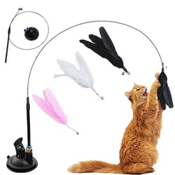featherflex interactive cat wand toy