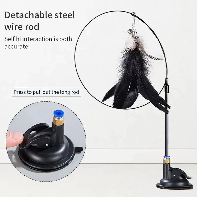 FeatherFlex Interactive Cat Wand Toy 2