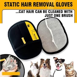 fursweep electrostatic pet hair removal glove