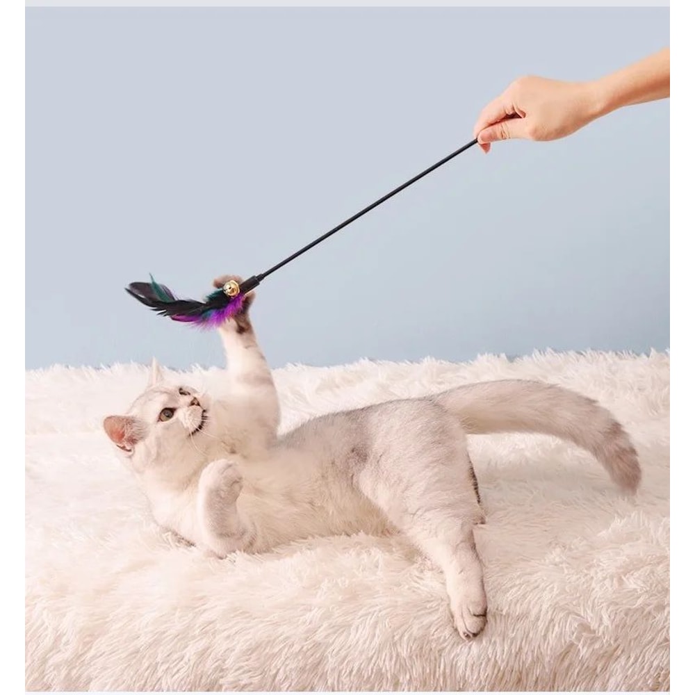 FeatherChase Interactive Cat Wand Toy Set 3