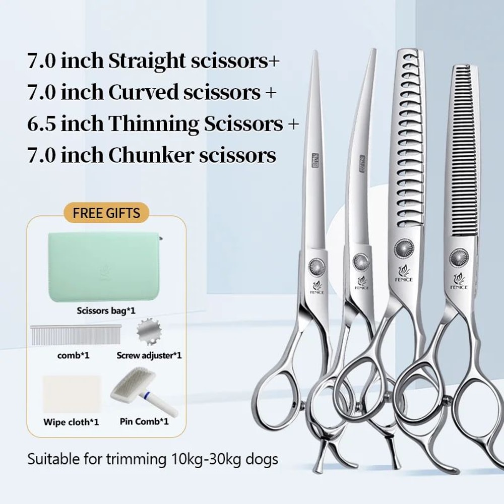 Fenice Precision Pet Grooming Shears Set 18