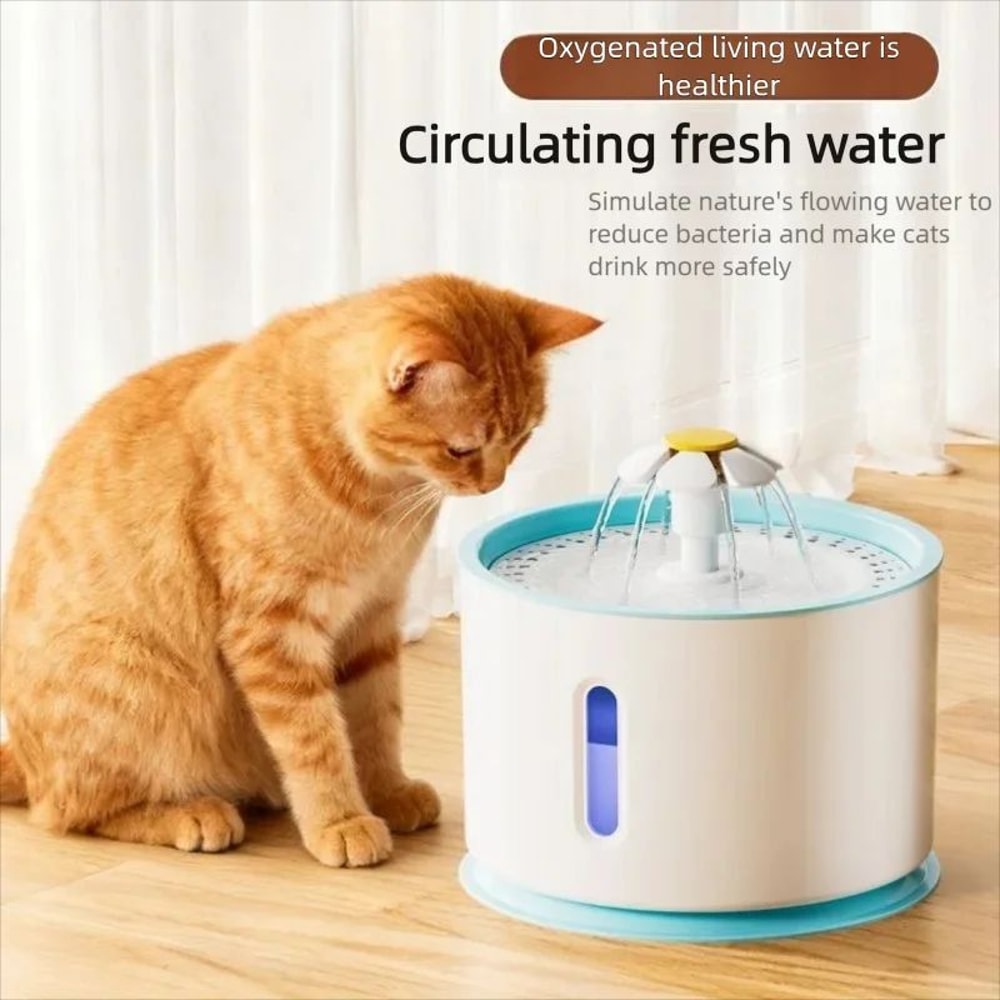 32L Stainless Steel Cat Water Fountain Automatic Pet Water Dispenser 1