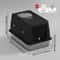 Stainless Steel Covered Cat Litter Box With Non Slip Mat 10