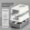 Stainless Steel Covered Cat Litter Box With Non Slip Mat 2