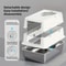 Stainless Steel Covered Cat Litter Box With Non Slip Mat 2