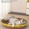 Oval Cat Scratching Board Corrugated Cat Scratcher Bed 4