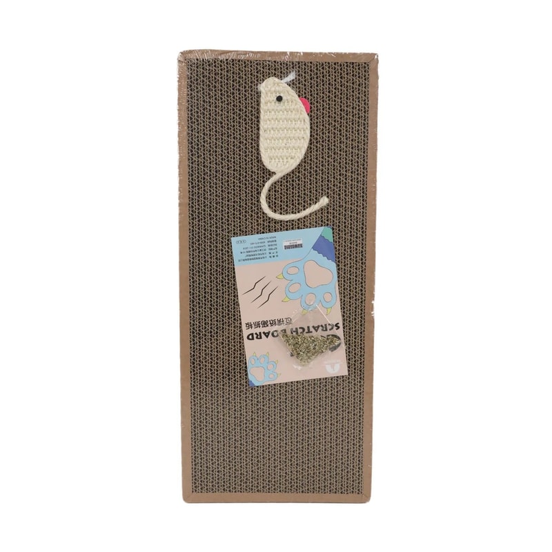 Oval Cat Scratching Board Corrugated Cat Scratcher Bed 6