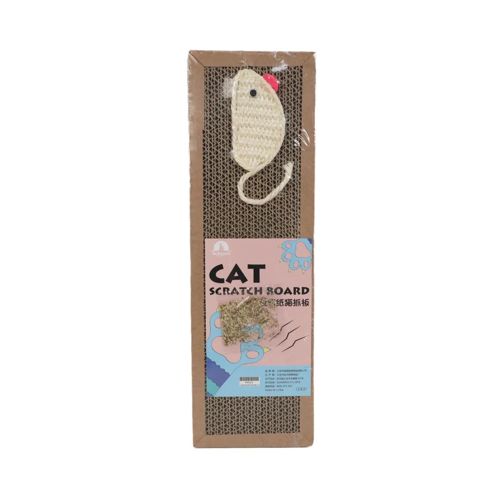 Oval Cat Scratching Board Corrugated Cat Scratcher Bed 7
