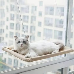 ultra soft cat window hammock bed with secure window mount