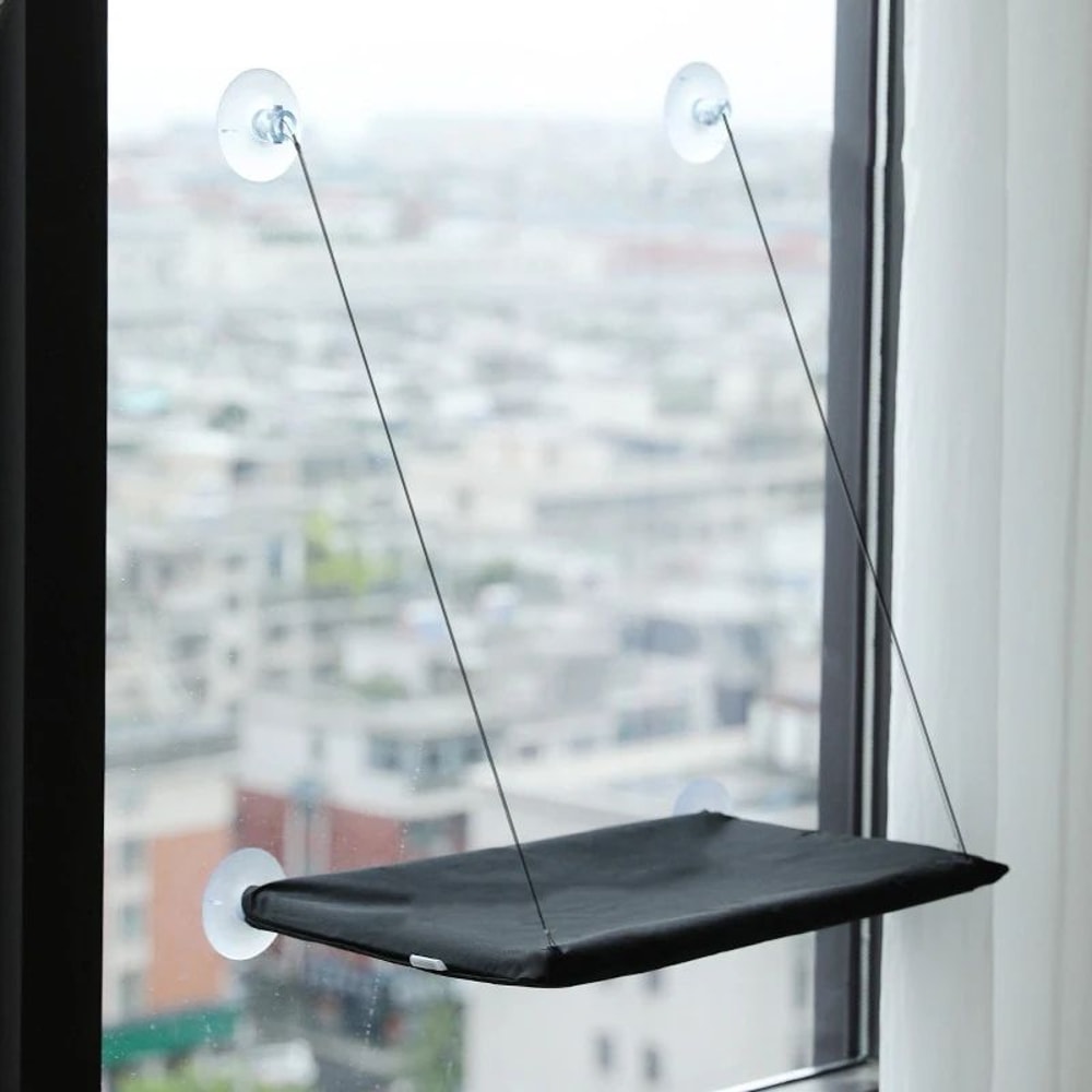 Ultra Soft Cat Window Hammock Bed With Secure Window Mount 1