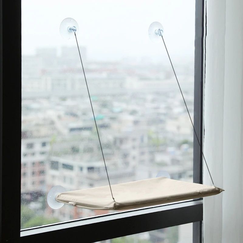 Ultra Soft Cat Window Hammock Bed With Secure Window Mount 2
