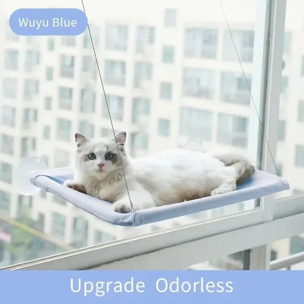 Ultra Soft Cat Window Hammock Bed With Secure Window Mount 7