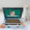 Laptop Style Cat Scratching Board Foldable Cat Scratcher Toy 1