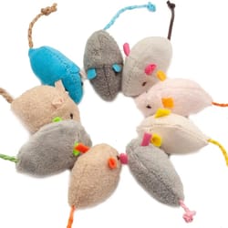 rattle cat mouse toys with catnip for indoor cats