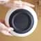 Ceramic Cat Snack Bowl With Silicone Anti Slip Pad 4
