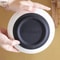 Ceramic Cat Snack Bowl With Silicone Anti Slip Pad 4