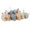 Rattle Cat Mouse Toys With Catnip Faux Fur Interactive Set 2
