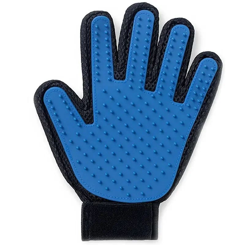 SilkyTouch Pet Grooming Gloves For Cats And Dogs 8