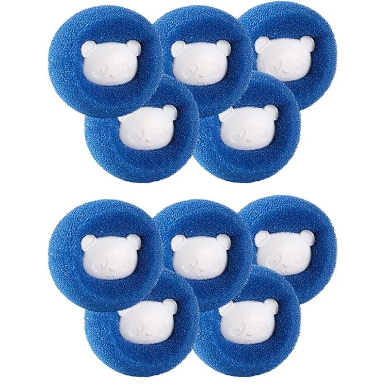 FurCatch Reusable Pet Hair Remover Laundry Ball 8