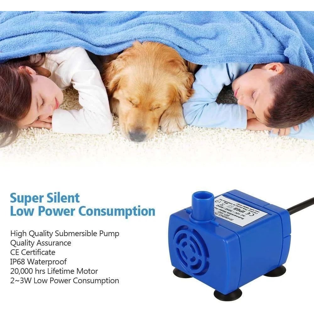 FlowGlow Cat Fountain Water Pump Replacement 5
