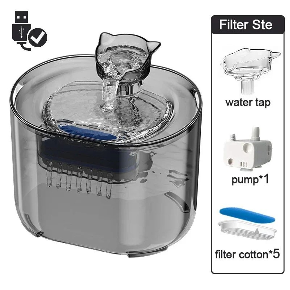 FreshFlow Automatic Cat Water Fountain 14