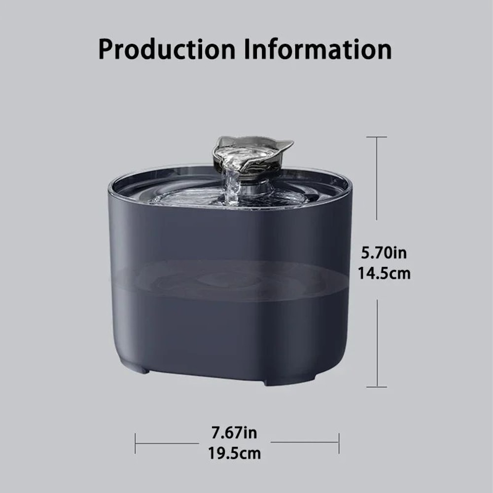 FreshFlow Automatic Cat Water Fountain 1