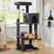 Multi Level Cat Tree Tower With Hammock And Scratching Posts 3