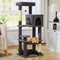Multi Level Cat Tree Tower With Hammock And Scratching Posts 3