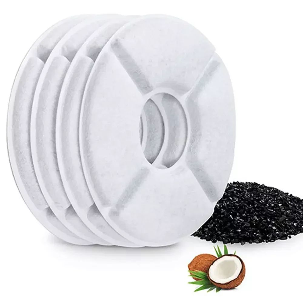 Activated Carbon Cat Water Fountain Replacement Filters Pack 1