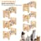 Adjustable Elevated Cat Bowl Stand With Stainless Steel Bowls 4